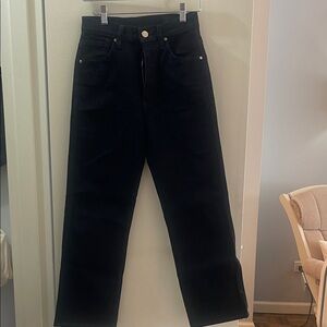 Goldsign Black Women's Straight-Leg Jeans